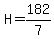 H=182%2F7