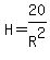 H=20%2FR%5E2