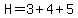 H=3%2B4%2B5