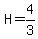 H=4%2F3
