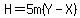 H=5m%28Y-X%29