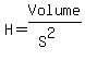 H=Volume%2F%28S%5E2%29