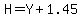 H=Y%2B1.45