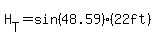 H%5BT%5D=sin%2848.59%29%2822ft%29