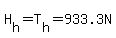 H%5Bh%5D=T%5Bh%5D=933.3N