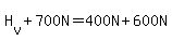 H%5Bv%5D%2B700.0N=400.0N%2B600.0N