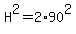 H%5E2=2%2A90%5E2