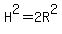 H%5E2=2R%5E2