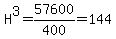H%5E3=57600%2F400=144