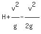 H+%2Bv%5E2%2Fg%5E%22%22-v%5E2%2F%282g%5E%22%22%29