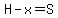H+-+x+=+S