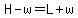 H-w=L%2Bw