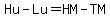 Hu-Lu=HM-TM