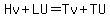 Hv%2BLU=Tv%2BTU