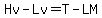 Hv-Lv=T-LM
