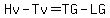 Hv-Tv=TG-LG