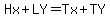Hx%2BLY=Tx%2BTY