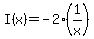 I%28x%29=-2%281%2Fx%29