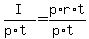 I%2F%28p%2At%29=p%2Ar%2At%2F%28p%2At%29