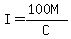 I=%28100M%29%2FC