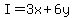 I=3x%2B6y