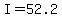 I=52.2
