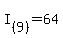 I%5B%289%29%5D+=+64