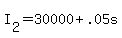 I%5B2%5D+=+30000+%2B+.05s