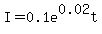 I+=+0.1e%5E0.02t