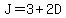 J=3%2B2D