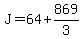 J=64%2B869%2F3