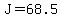 J=68.5