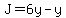 J=6y-y