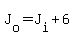 J%5Bo%5D+=+J%5Bi%5D+%2B+6