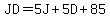 JD+=+5J%2B5D%2B85
