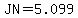 JN=5.099