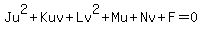 Ju%5E2%2BKuv%2BLv%5E2%2BMu%2BNv%2BF=0
