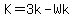 K=3k-Wk