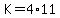 K=4%2A11