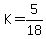 K=5%2F18