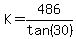 K+=+486%2Ftan%2830%29