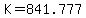 K+=+841.777