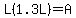 L%281.3L%29=A
