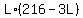 L%2A%28216-3L%29