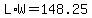 L%2AW=148.25