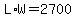 L%2AW=2700