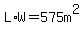 L%2AW=575m%5E2