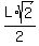 L%2Asqrt%282%29%2F2
