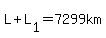 L%2BL%5B1%5D=7299km