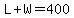 L%2BW=400